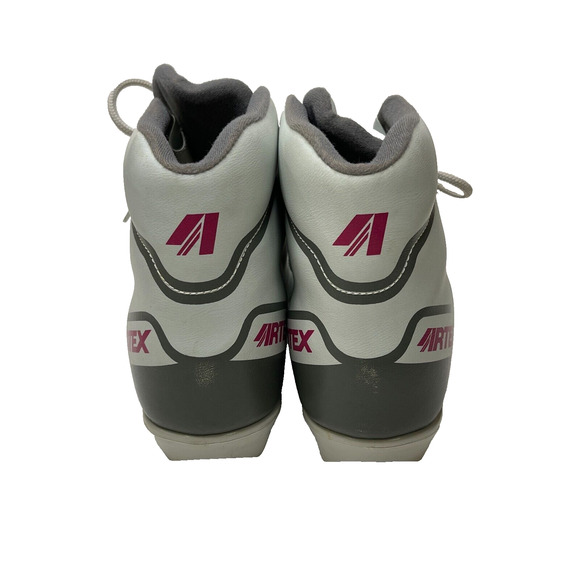 Artex Men's Ski Snow Shoes White Gray Lace Up Approx. Size13" Men Size - Picture 4 of 13